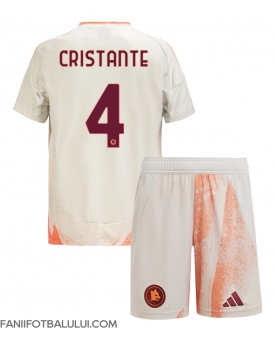 AS Roma Bryan Cristante #4 Echipament de Fotbal Replică 2024-25 Copii Deplasare (+ Șorturi)